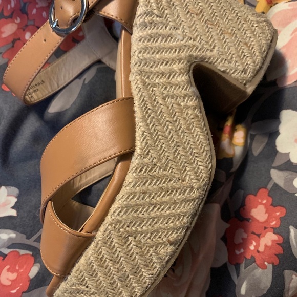 7W rafia platform sandals - Picture 2 of 5
